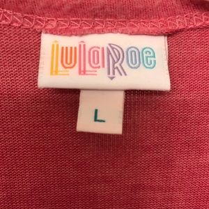 Lularoe Pink Joy Long Vest